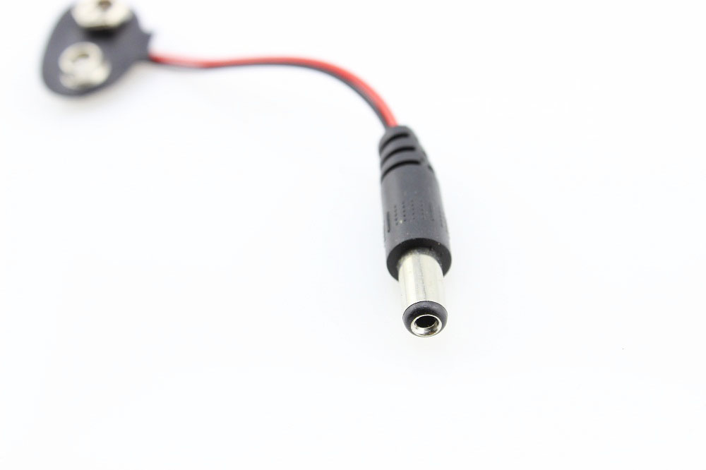 CONECTOR CLIP PILA 9V A DC JACK PARA ARDUINO