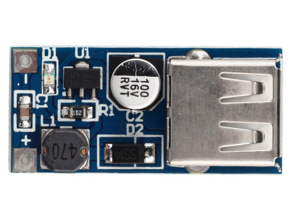 Dc-dc 0.9V-5V usb à 5 v cc boost step-up module d'alimentation mini GFP contrôle
