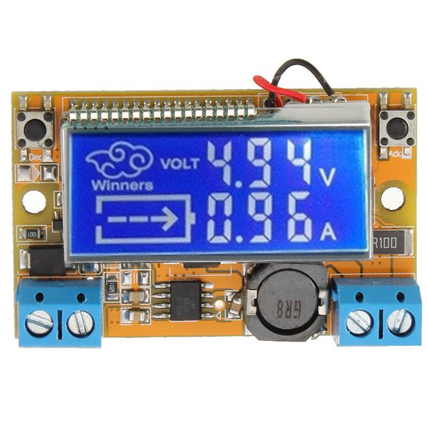 2A 3A 5A 10A Adjustable Step-down Power Supply Voltage Current LCD Display+Case 