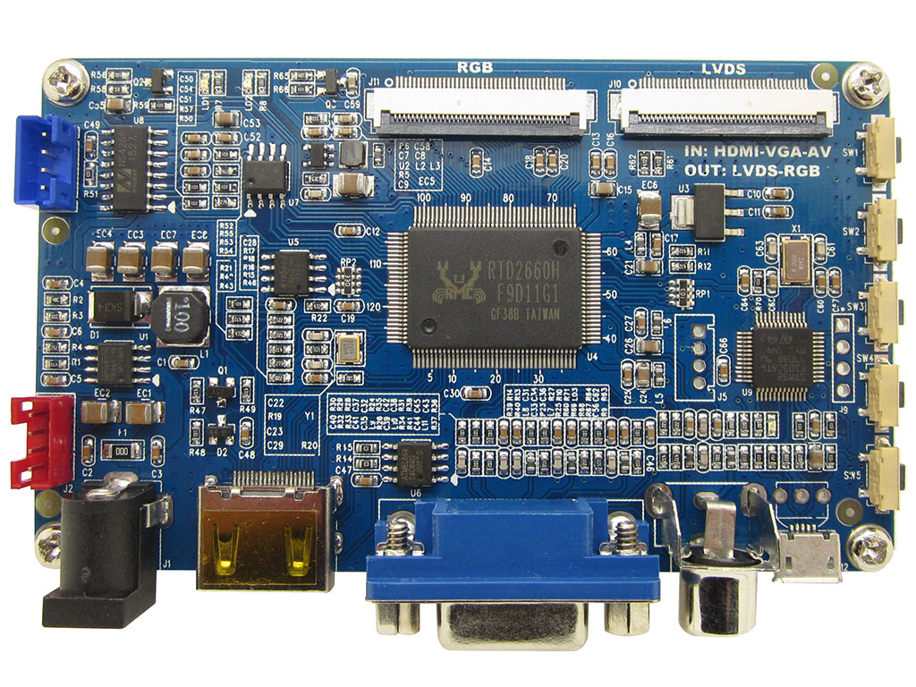 HDMI/VGA/AV RTD2660H Converter Board [RTD2660H-Video-Converter-Board] - US $14.00 : HAOYU Electronics : Make Engineers Job Easier