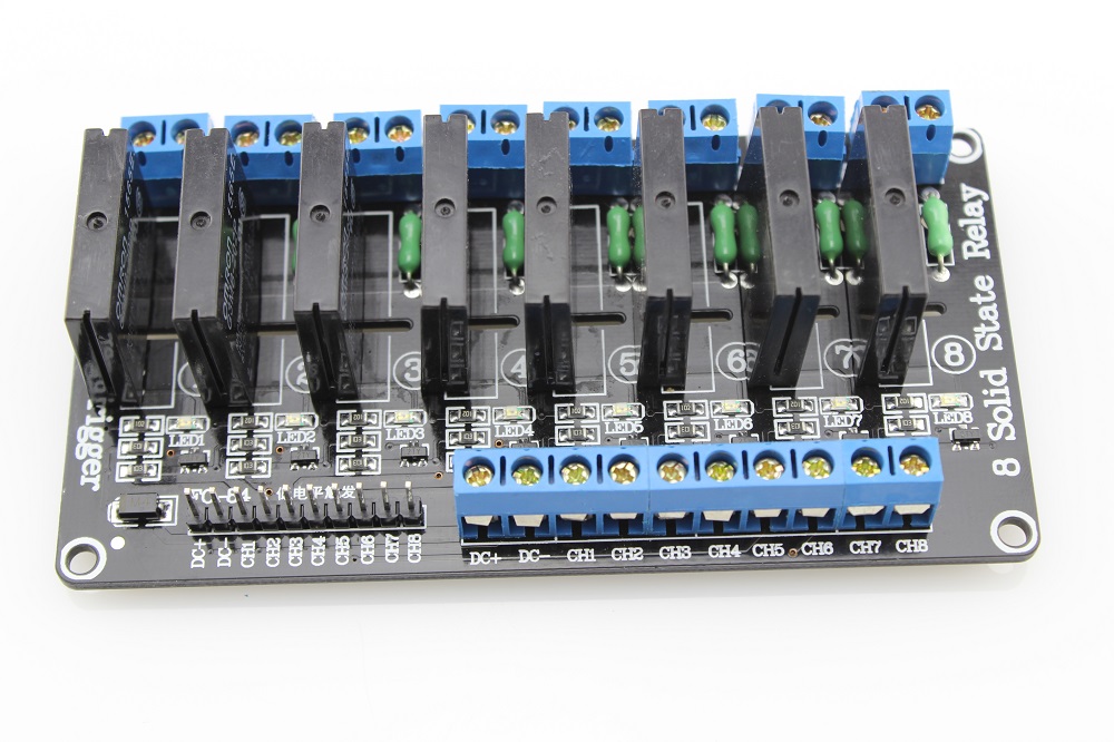 Eight channel Solid State Relay Module [Eight-Solid-Relay-Module] - US
