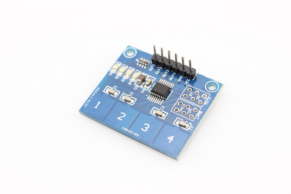 TTP224 4 Channel Digital Touch Sensor Module Capacitive Touch Switch Button 
